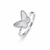 925 Butterfly Radiance Ring