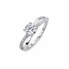 925 Sterling Silver Moissanite Ring
