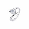 925 Sterling Silver Moissanite Ring