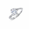 925 Sterling Silver Moissanite Ring