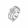 925 Triple Bloom Ring