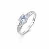 925 Sterling Silver Moissanite Ring