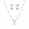 925 Moissanite Pendent Set