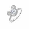 925 Sterling Silver Moissanite Ring