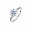 925 Sterling Silver Moissanite Ring