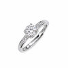 925 Sterling Silver Moissanite Ring