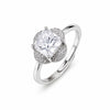 925 Floral Radiance Ring